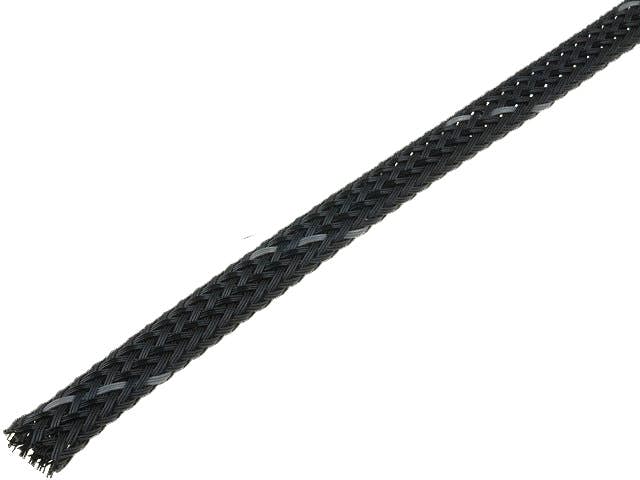 Snake skin zaščita za kable - opletena zaščita - črna z vzorcem (4 mm)